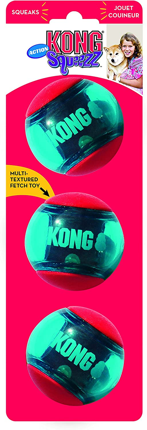 Juguete Kong Ball Squeezz Action - Pelota para Perros Juguete Kong Ball Squeezz Action - Pelota para Perros